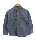 ビッグジョン Big John デニム シャツ 長袖 140 インディゴ /BM ■GY60