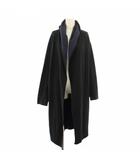 ルーニィ LOUNIE ニットカーディガン 長袖 ロング丈 前開きトッパー ストレッチ F 黒 ブラック /BB ■GY60