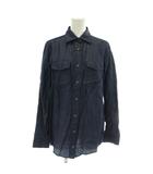 ロートレアモン LAUTREAMONT シャツ デニム 長袖 38 インディゴ 紺 ネイビー /XZ ■GY60