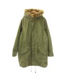 シュカ Shuca モッズコート ボアライナー付き フード L カーキグリーン /ES ■ECB001