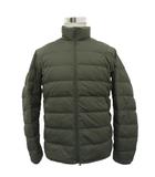 ユニクロ UNIQLO ウルトラライトダウンジャケット 上着 ミドル丈 M カーキ スタンドカラー /SM100 ■ECB001