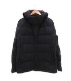 ユニクロ UNIQLO シームレスダウンパーカ ジャケット XL ジップアップ フード ナイロン 紺 ネイビー 311-172992 /SX ■ECB001