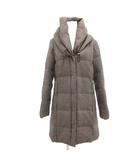 ケティ KETTY ダウンコート 2 ミドル ハーフ丈 ショールカラー キルティング グレー /SX ■ECB001