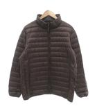 ユニクロ UNIQLO ウルトラライトダウンジャケット スタンドカラー ナイロン L ダークブラウン 311-080220 /MG ■ECB001