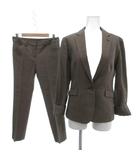 オリヒカ ORIHICA 美品 セットアップ テーラードジャケット スラックス パンツ チェック柄 総裏地 ウール混 /MG ■ECB001