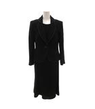 ニナリッチ NINA RICCI セットアップ フォーマル ジャケット ワンピース ロング 7AR 黒 ブラック /FF ■ECB001