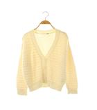 ジェラートピケ gelato pique カーディガン ルームウェア ニット F アイボリー /ES ■ECB001