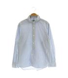 ハバーサック HAVERSACK ストライプシャツ 長袖 コットン 1 ブルー /MY ■OS ■ECB001