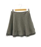 ジャイロホワイト JAYRO white プリーツスカート ミニ 1 グレー /DF ■ECB001