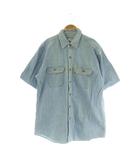 リーバイス Levi's デニムシャツ 半袖 胸ポケット L ブルー /MY ■OS ■ECB001