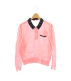 ダックス DAKS ポロシャツ カットソー 長袖 L ピンク マルチカラー /ES ■ECC001