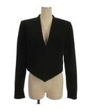 アリスオリビア alice + olivia ジャケット ノーカラー ブラック ■ECD001