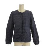 ユニクロ UNIQLO ライトダウン ジャケット ネイビー L ■ECD001