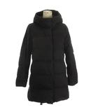 ユニクロ UNIQLO ダウン コート フーディ ブラック M ■ECD001