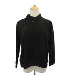 ワイズビス Y's bis ヨウジヤマモト ニットポロシャツ 黒 ブラック 長袖 無地 /YS63 ■ECD001