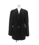 ジョルジオアルマーニ GIORGIO ARMANI テーラードジャケット シルク ウール イタリア製 42 ブラウン 1B /SX ■ECD001