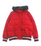 トミーヒルフィガー TOMMY HILFIGER 中綿ジャケット 長袖 ファー 赤 レッド L
