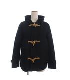 ユナイテッドアローズ A DAY IN THE LIFE UNITED ARROWS ダッフルコート ショート丈 フード ウール 無地 紺 ネイビー M ■ECD001