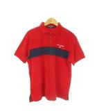 ポロスポーツ POLO SPORT RALPH LAUREN ポロシャツ LL 赤 レッド 半袖 パイル 配色 /AO23 ■ECD001