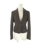 ミラショーン mila schon BLUE LABEL ジャケット 上着 40 茶 ブラウン テーラードカラー /AO8 ■ECD001