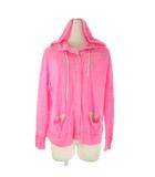 Festival by Paul ニットパーカー 麻 リネン M ネオンカラー ピンク /CK43 ■ECD001