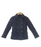 ポロ ラルフローレン POLO RALPH LAUREN キルティングジャケット ダブル 中綿 女の子 ガールズ 6X 125cm 紺 ネイビー /CK23 ■ECD001