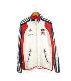 アディダス adidas Great Britain Cycling Team × Sky トラックジャケット ウィンドブレーカー チームジャケット イギリス L 白 ホワイト /AH44 ■ECD001