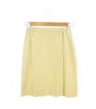 フォクシー FOXEY RABBITS' ベロアスカート 38 ベージュ ミニ タイト ウエストゴム /MN21 ■ECD001