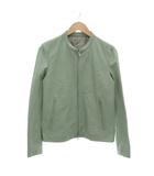 タケオキクチ TAKEO KIKUCHI タグ付き ラムレザーシングルライダースジャケット S ジップアップ 長袖 ミントグリーン 170-51001 /NU ■ECD001