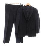 バーバリーズ Burberrys ヴィンテージ スーツ セットアップ モヘア混 テーラードジャケット パンツ スラックス AB5 紺 ネイビー /UO ■ECD001