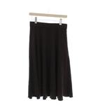 ルーニィ LOUNIE フレアスカート ロング丈  40 茶 ブラウン 無地 フレア /LP ■GY58