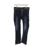 エドウィン EDWIN デニム パンツ M 青 ブルー ドローストリング ウォッシュ加工 長ズボン /LP ■GY58