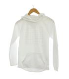 アンダーアーマー UNDER ARMOUR パーカー 上着 YLG 白 ホワイト 長袖 ロゴプリント /GP ■GY58