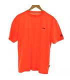 Tシャツ スポーツウェア L オレンジ 無地 ラウンドネック 半袖 /GG ■GY58