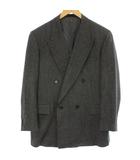 ミラショーン mila schon ジャケット ブレザー ウール 98 AB6 グレー ダブルブレスト 長袖 ピークドラペル /GG ■GY59