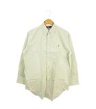 ポロ バイ ラルフローレン Polo by Ralph Lauren ボタンダウンシャツ オックスフォード 40-82 ベージュ 長袖 ポニー刺繍 /MN37 ■ECC001