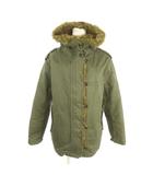マカフィー MACPHEE トゥモローランド モッズコート ミドル丈 M 緑 グリーン フーディ 中綿ライナー付き /MN6 ■ECC001