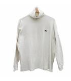 バーバリーゴルフ BURBERRY GOLF ゴルフウェア カットソー L 白 ホワイト 長袖 タートルネック /YS69 ■ECD001