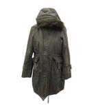 ユナイテッドアローズ UNITED ARROWS モッズコート ミリタリーコート ロング丈 2WAY 40 茶 ブラウン 中綿 ファー付きフード /SM35 ■ECD001