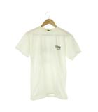 ステューシー STUSSY HAWAII Tシャツ 半袖 クルーネック 丸首 ロゴ S 白 ホワイト /CK17 ■ECD001