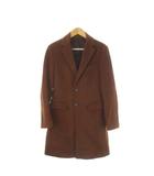 チェスターコート ロング S 茶 ブラウン /CK8 ■ECD001