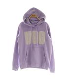 アグ UGG レイ UGGフラッフ ロゴ フーディ プルオーバー パーカー 裏起毛 S ラベンダー /MY ■OS ■ECD001