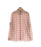 ボタンダウンシャツ 長袖 チェック L ピンク /MY ■OS ■ECD001