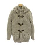 ダッフルコート ニット ウール トグルボタン S グレー /HN ■ECD001
