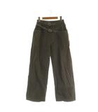 アメリヴィンテージ Ameri VINTAGE WAIST BUCKLE WIDE PANTS ワイドパンツ ハイウエスト M グレー /MY ■OS ■ECD001