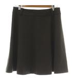 イエナ IENA フレアスカート ウール 40 カーキ 無地 Aライン 膝丈 /GG ■ECC001