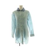 スキャパ SCAPA チュニックシャツ マルチカラー 42 紺 ネイビー ライトグリーン /SS ■OS ■ECC001