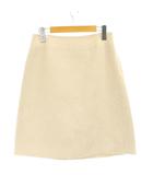 イエナ IENA スカート ひざ丈 ミニ ウール 38 アイボリー /GP ■ECC001