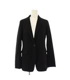 テーラードジャケット M 黒 ブラック シングル ストレッチ ラメ /BB ■ECC001