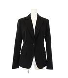 ブラック バイ マウジー BLACK by moussy テーラードジャケット 1 黒 ブラック シングル 総裏地 ワンカラー /BB ■ECC001